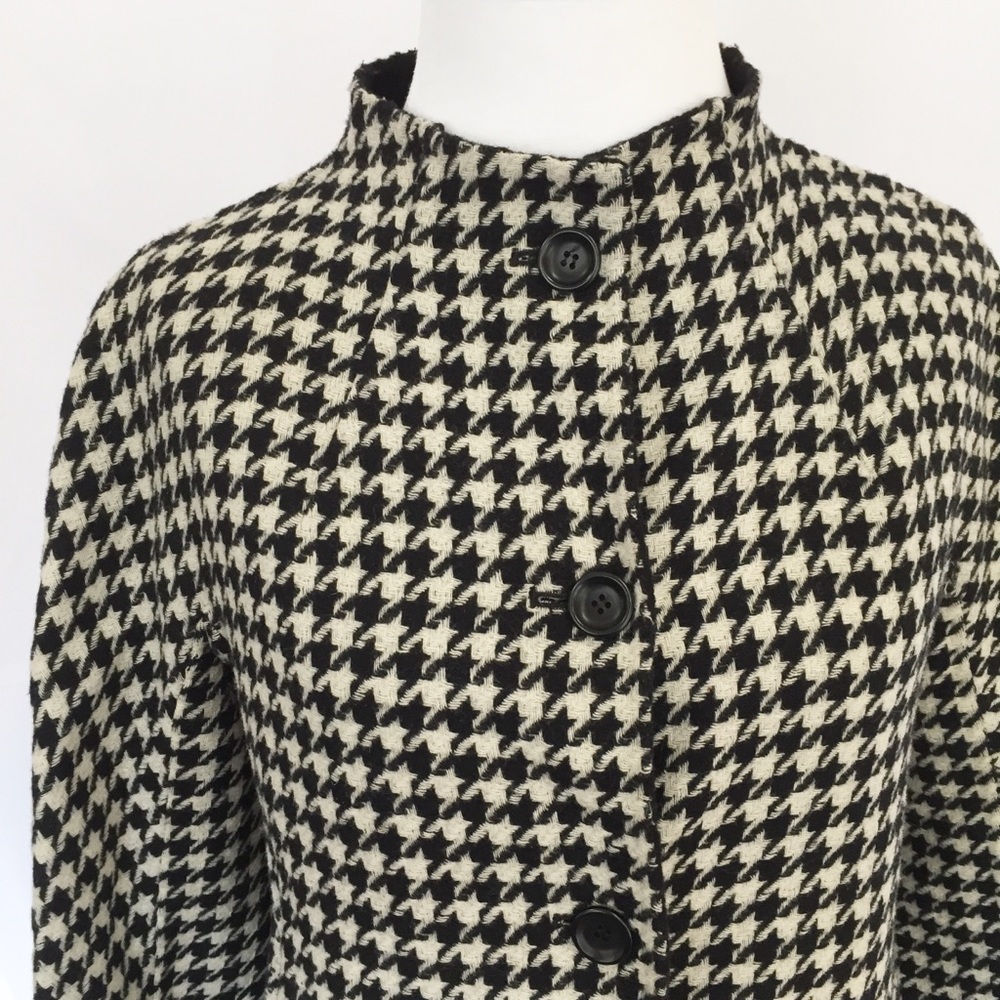 Talbots Houndstooth Jacket Size Xs - image 3